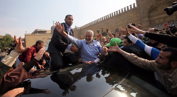 Haniya speaking out against Assad